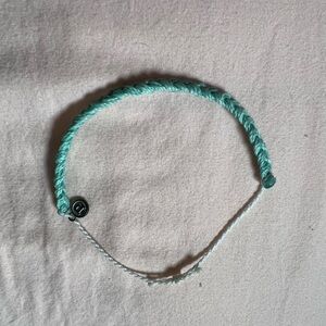 Pura Vida braided teal bracelet